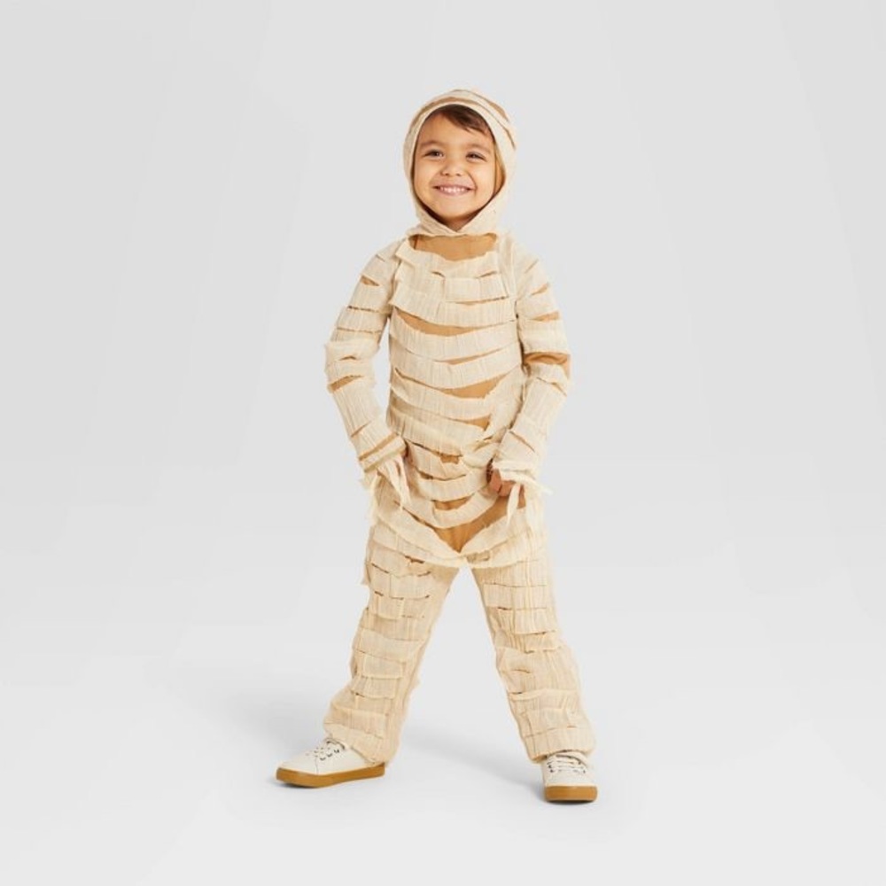 Toddler Mummy Halloween Costume 2T-3T